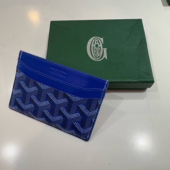 Goyard Other - Goyard Royal Blue Card Holder